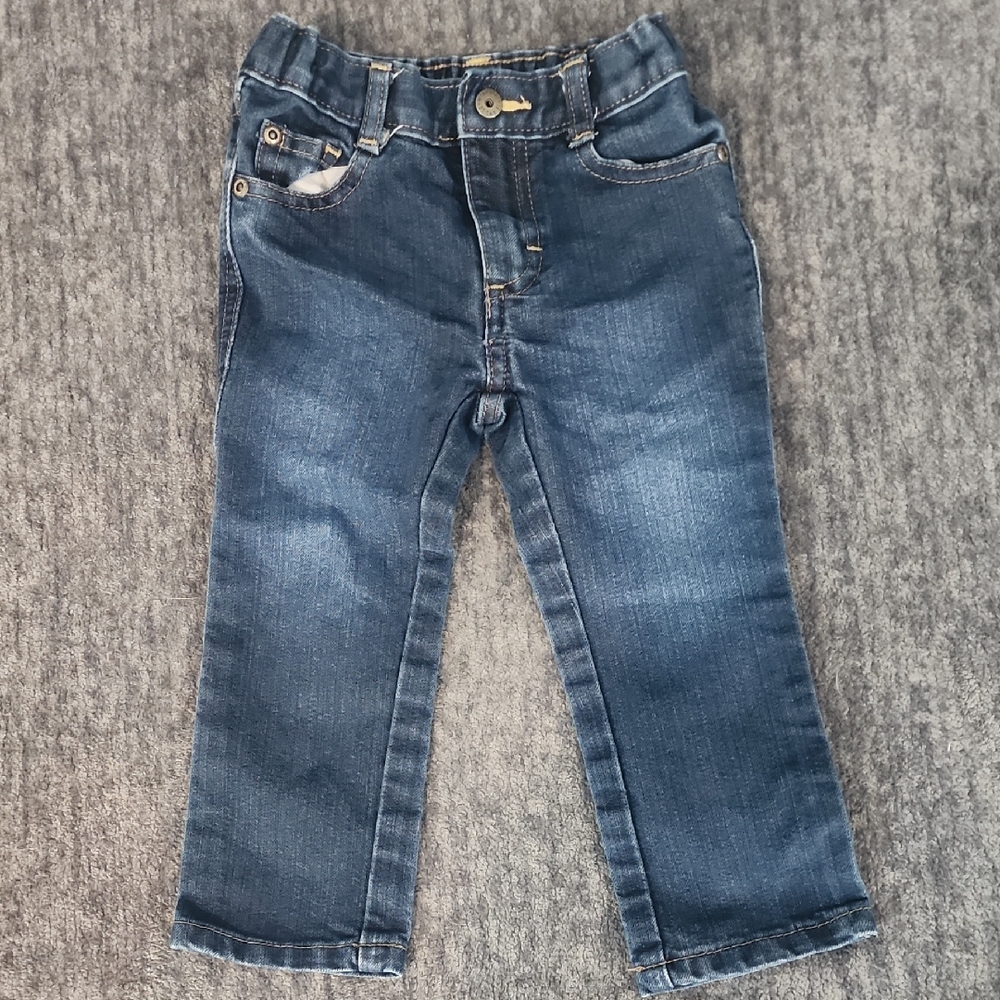 Wrangler Boys Dark Blue Denim Jeans - Classic Straight Leg
